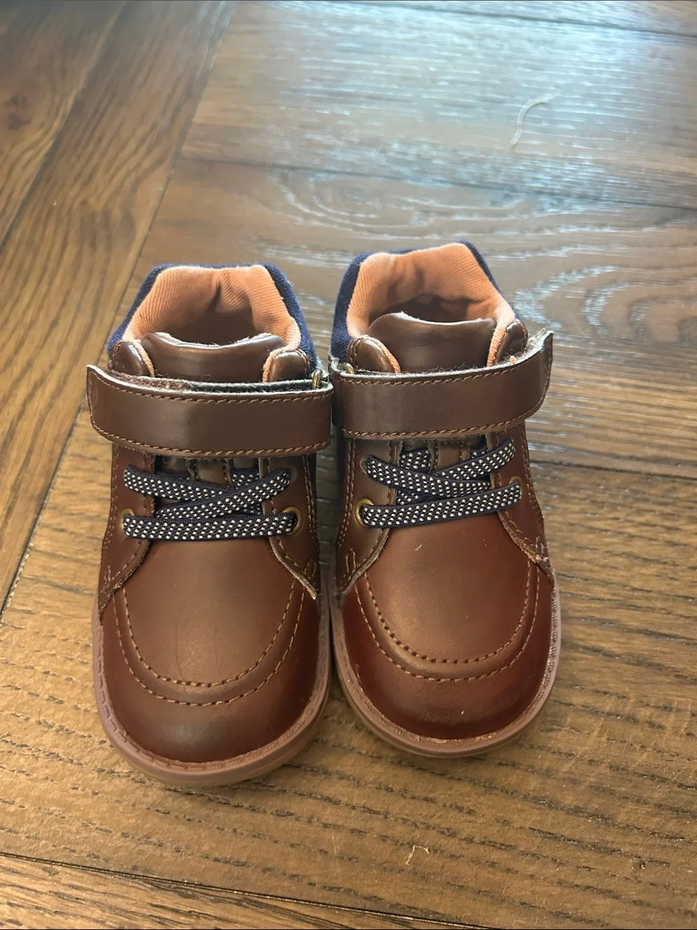 Stride Rite Brown Toddler Casual Hook-and-Loop Shoes
